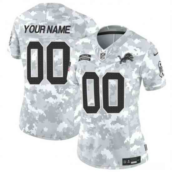 Women Active Player Custom 2024 F U S E Arctic Camo Salute To Service Limited Stitched Jersey