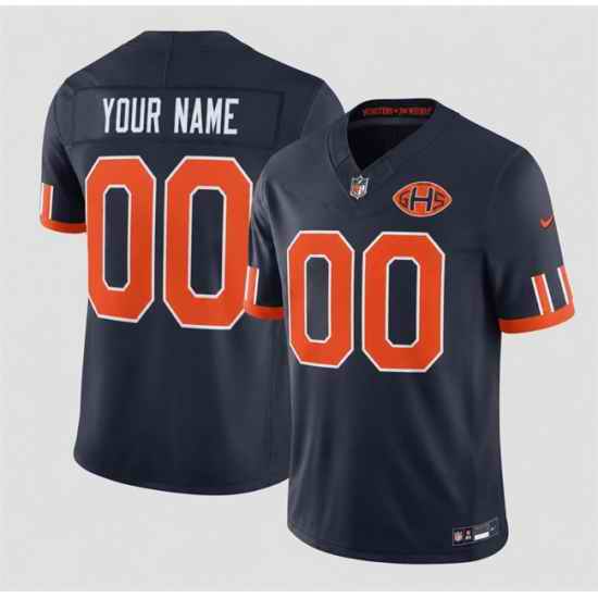 Men Chicago Bears Active Player Custom Navy 2026 F U S E  Rivalries Collection Limited Stitched Football Jersey
