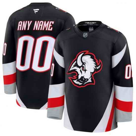 Men Women Youth Buffalo Sabres Fanatics Black Alternate Premium Custom Jersey