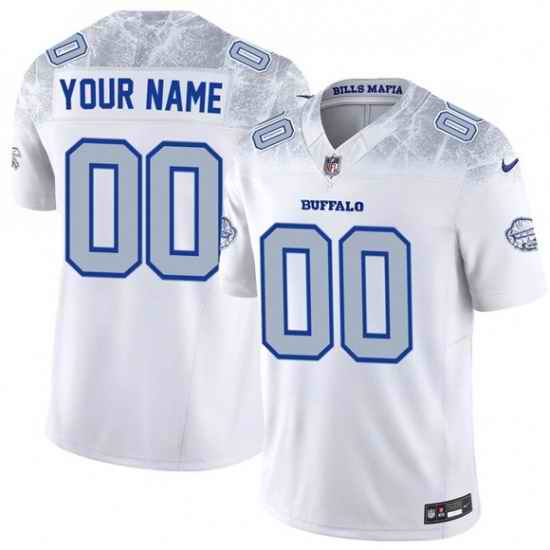Men Women Youth Buffalo Bills Active Player Custom White 2025 F.U.S.E.