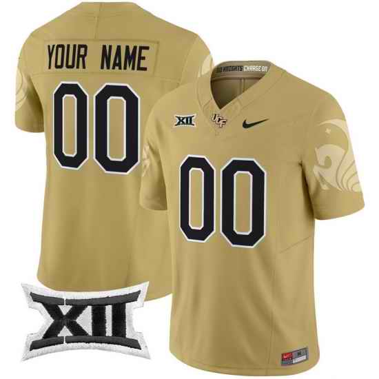 Men Women Youth UCF Knights 2024 Vapor Limited Custom Jersey All Stitched Gold