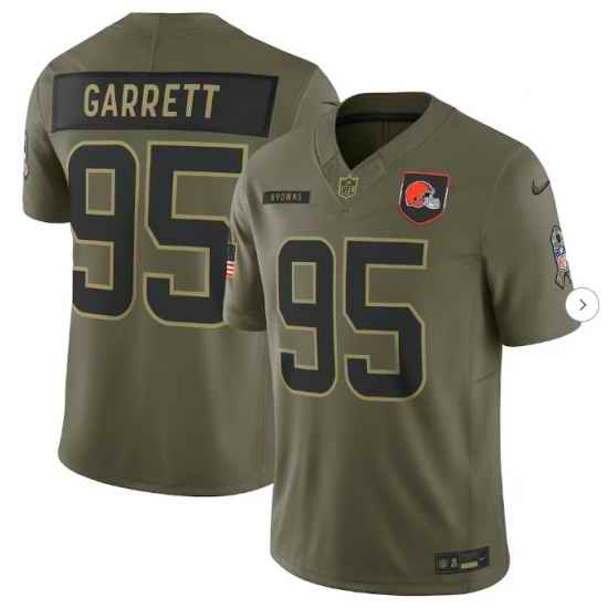 Men Women Youth Nike Cleveland Browns Custom 2025 Salute to Service Limited Jersey
