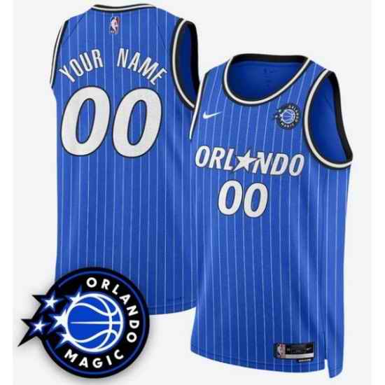 Men Women Youth Orlando Magic Active Player Custom Royal 2025 New Generation of Magic Stitched Basketball Jersey