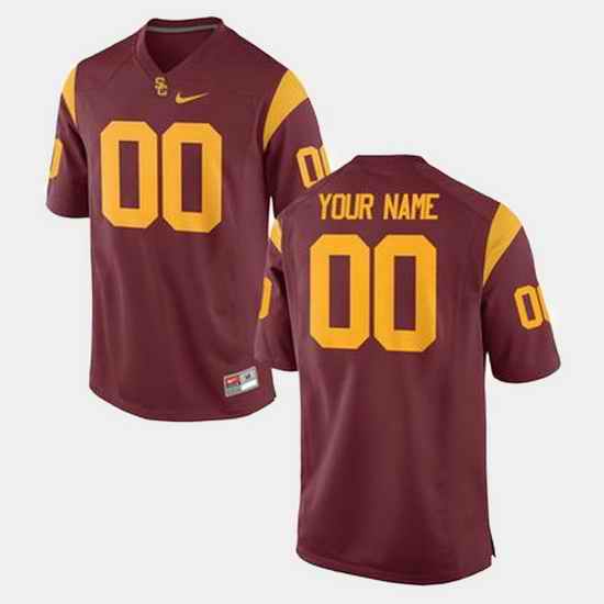 Men Women Youth Toddler Usc Trojans Custom College Football Cardinal Jersey