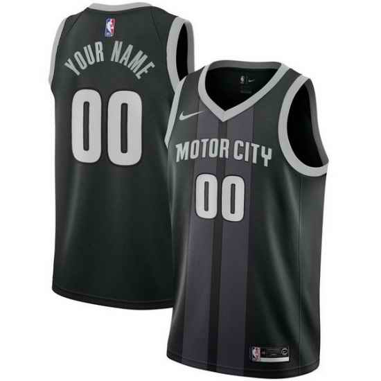 Men Women Youth Toddler BROOKLYN NETS Custom Nike NBA Stitched Jersey Black Motor City