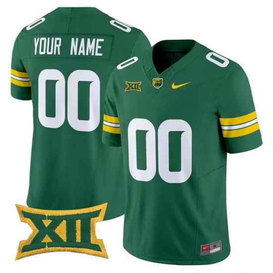 Men Women Youth Baylor Bears 2024 Vapor Limited Custom Jersey All Stitched Green