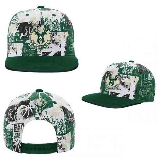 Milwaukee Bucks Snapback Cap 26H I819
