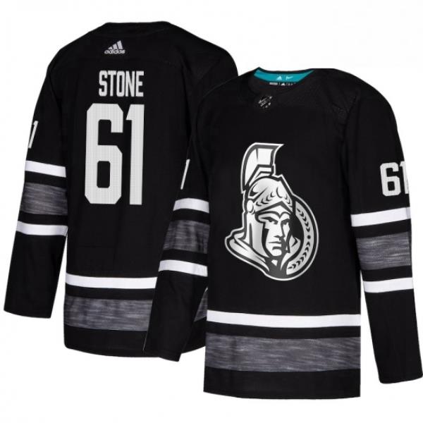 Mens Adidas Ottawa Senators 61 Mark Stone Black 2019 All Star Game Parley Authentic Stitched NHL Jersey