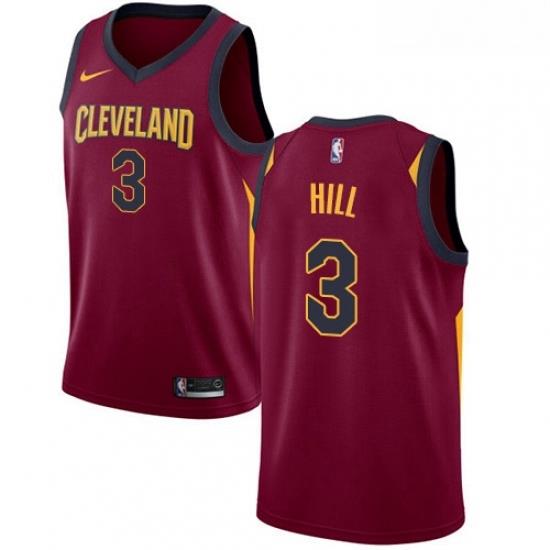 Youth Nike Cleveland Cavaliers 3 George Hill Swingman Maroon NBA Jersey Icon Edition