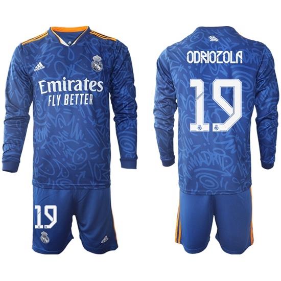 Men Real Madrid Long Sleeve Soccer Jerseys 526