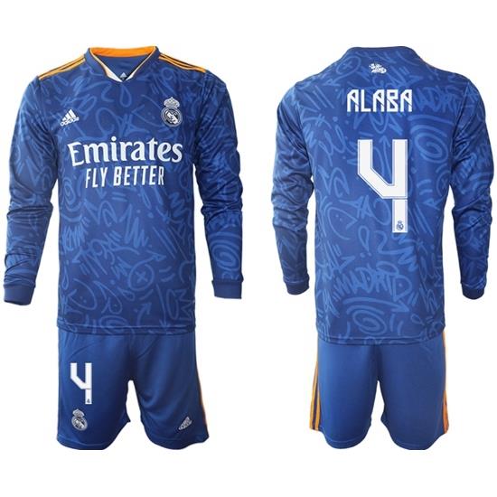 Men Real Madrid Long Sleeve Soccer Jerseys 542