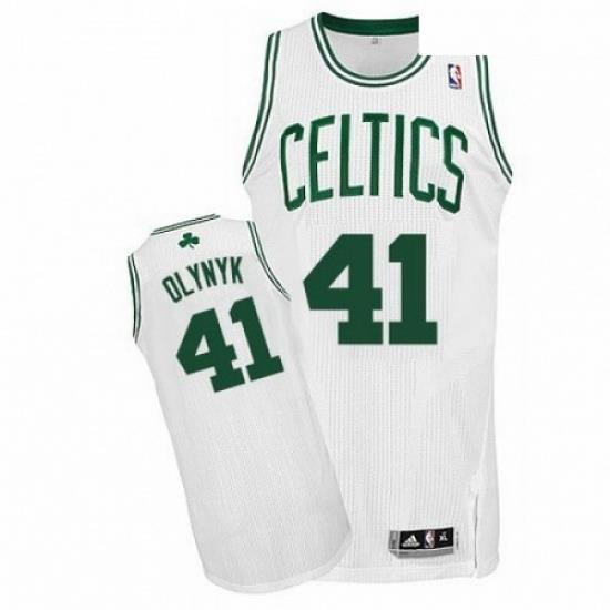 Revolution 30 Celtics 41 Kelly Olynyk White Stitched NBA Jersey