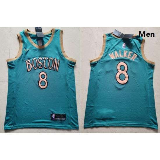 Celtics 8 Kemba Walker Blue 2019 20 City Edition Swingman Jersey