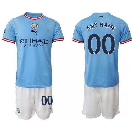 Manchester City Men Soccer Jersey 043  Customized