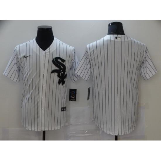 Men Nike Chicago White Sox White Blank Coolbase Jersey