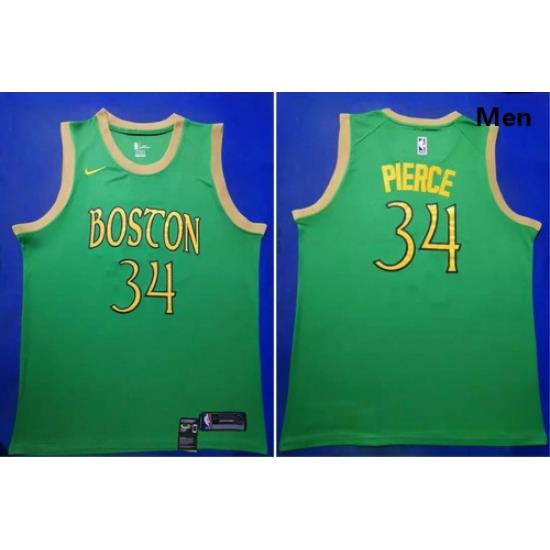 Celtics 34 Paul Pierce Green 2019 20 City Edition Swingman Jersey