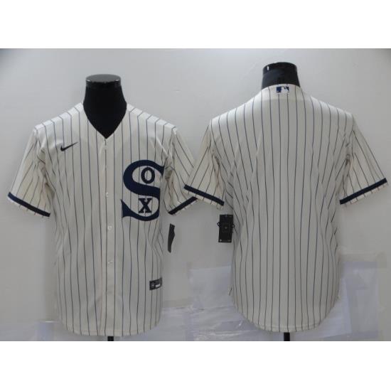 Men Chicago White Sox Blank Cream 2021 Field of Dreams Jersey