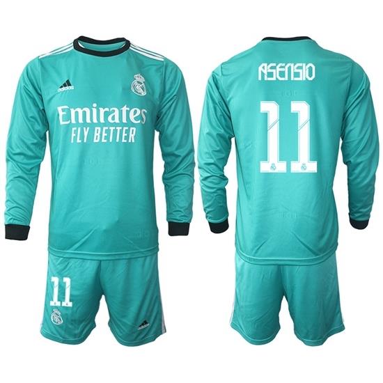 Men Real Madrid Long Sleeve Soccer Jerseys 507