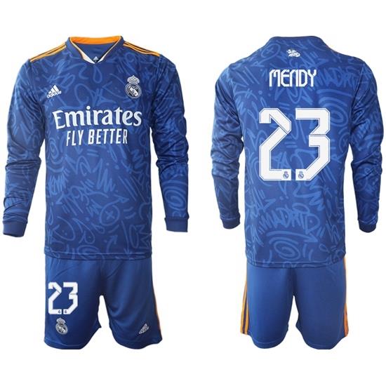 Men Real Madrid Long Sleeve Soccer Jerseys 524