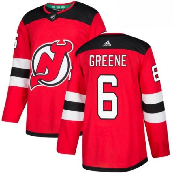 Mens Adidas New Jersey Devils 6 Andy Greene Premier Red Home NHL Jersey