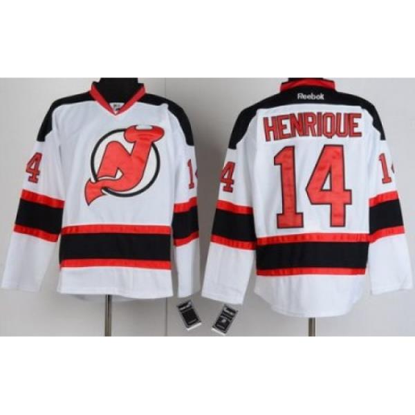 New Jersey Devils 14 Adam Henrique White Hockey NHL Jerseys