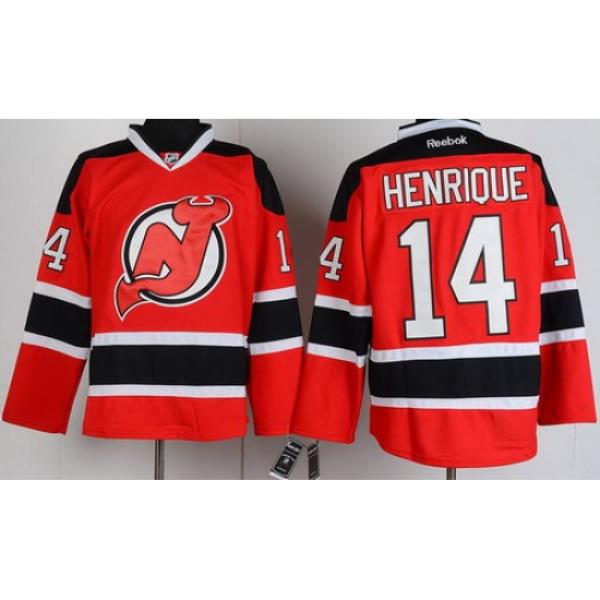 New Jersey Devils 14 Adam Henrique Red Hockey NHL Jerseys