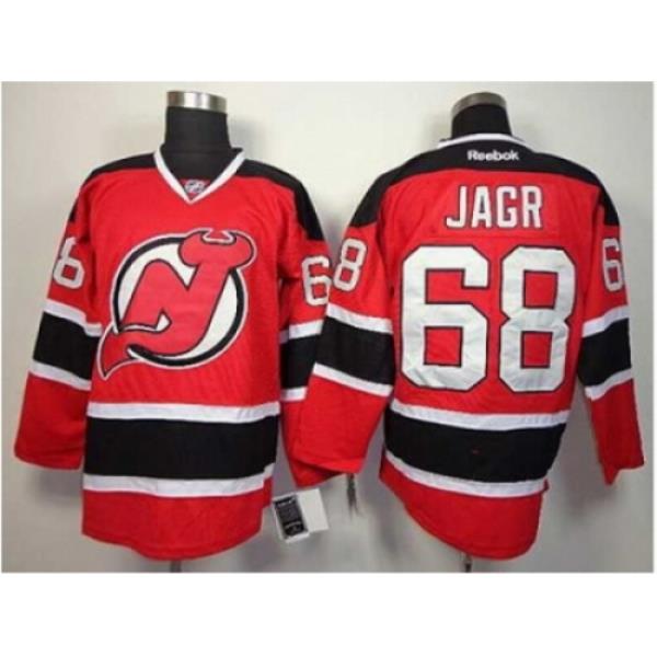 NHL Jerseys New Jersey Devils #68 Jagr red Jerseys