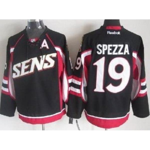 Ottawa Senators 19 Jason Spezza Black NHL Jerseys