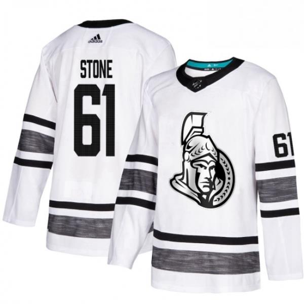 Mens Adidas Ottawa Senators 61 Mark Stone White 2019 All Star Game Parley Authentic Stitched NHL Jersey