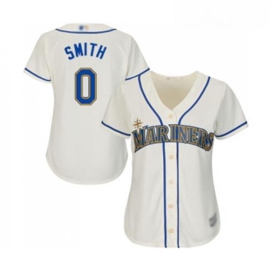 Womens Seattle Mariners 0 Mallex Smith Replica Cream Alternate Cool Base Baseball Jersey