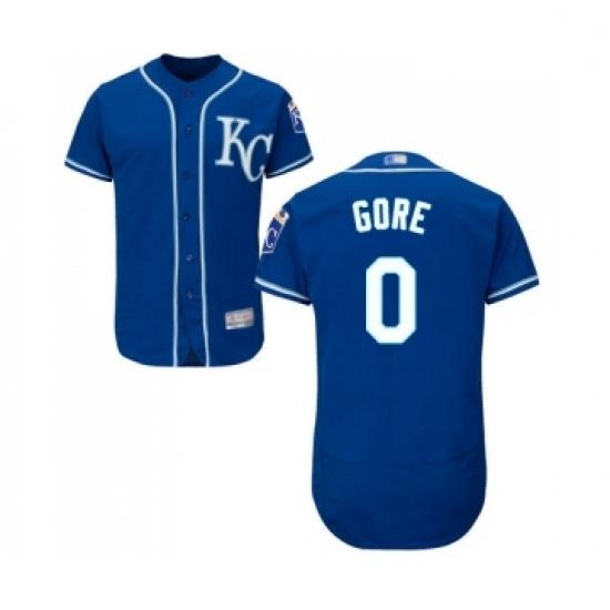 Mens Kansas City Royals 0 Terrance Gore Royal Blue Alternate Flex Base Authentic Collection Baseball Jersey