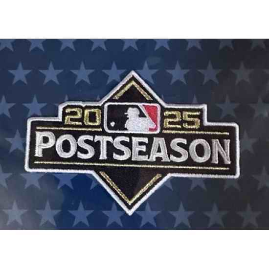 Men Chicago Cubs MLB 2025 Postseason Patch Biaog
