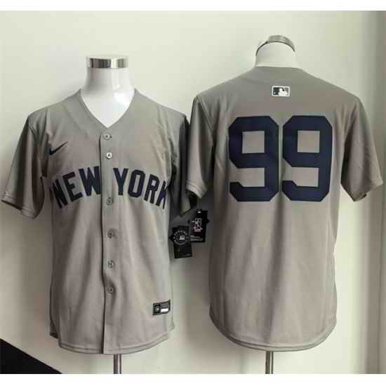 Men New York Yankees  99 Aaron Judge Grey 2026 Limited Stitched Baseball Jersey