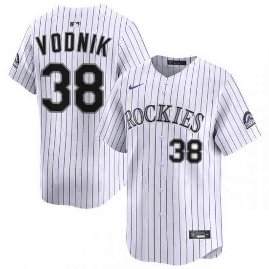 Men Colorado Rockies Nike White Alternate Limited Jersey Vodnik Victor 38