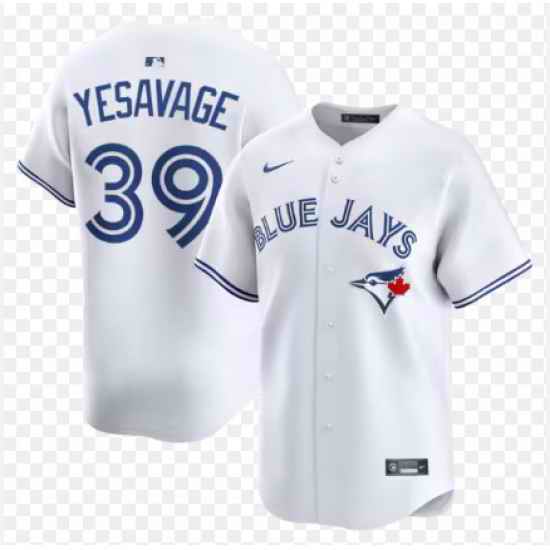 Men Toronto Blue Jay Trey Yesavage #39 White Stitched Baseball Jersey