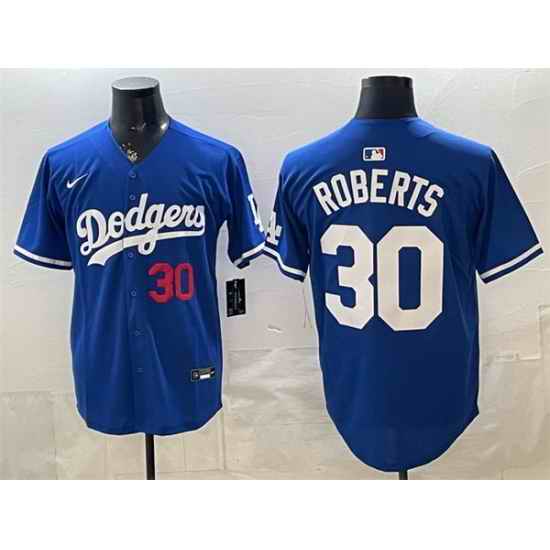 Men Los Angeles Dodgers  30 Dave Roberts Royal 2026 Limited Stitched Baseball Jersey