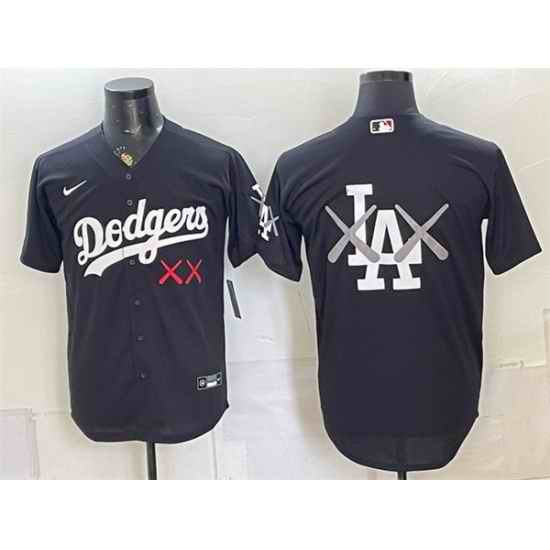 Men Los Angeles Dodgers Black Vapor Premier Limited Stitched Baseball Jersey