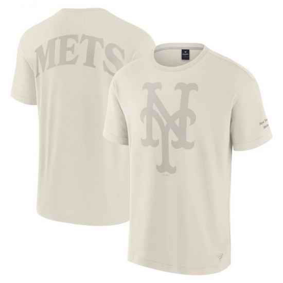 Men Fanatics Cream New York Mets Elements Iconic T Shirt