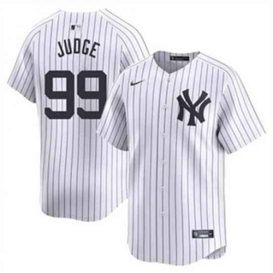 Toddler Nike New York Yankees 99 Aaron Judge White Cool Base Home Stitched Baseball Jersey