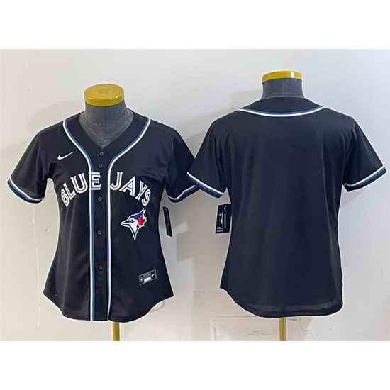 Youth Toronto Blue Jays Blank 2026 Fashion Replica Black Out Stitched Baseball Jersey