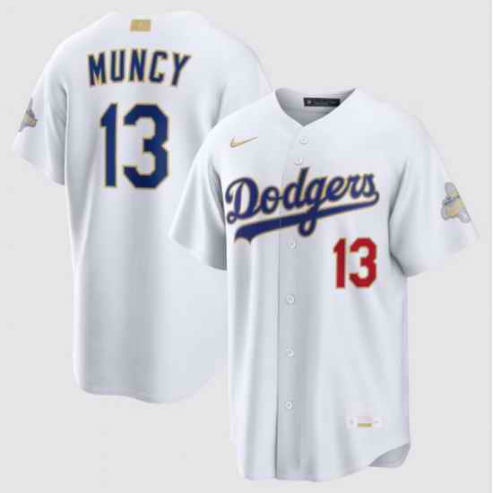 Youth Los Angeles Dodgers Max Muncy Nike White 2026 Gold Collection Stadium Jersey