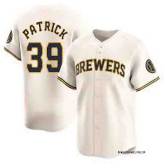 Men Milwaukee Brewers Chad Patrick #39 Ice Cream Stitched Limited Jersey