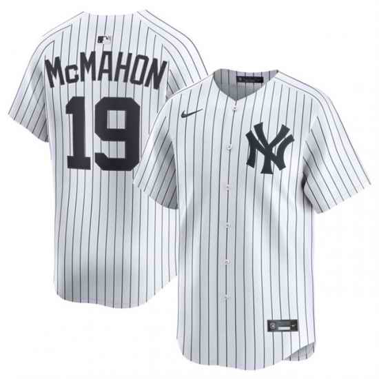 Men New York Yankees 19 Ryan McMahon White 2025 Home Limited Stitched Baseball Jersey