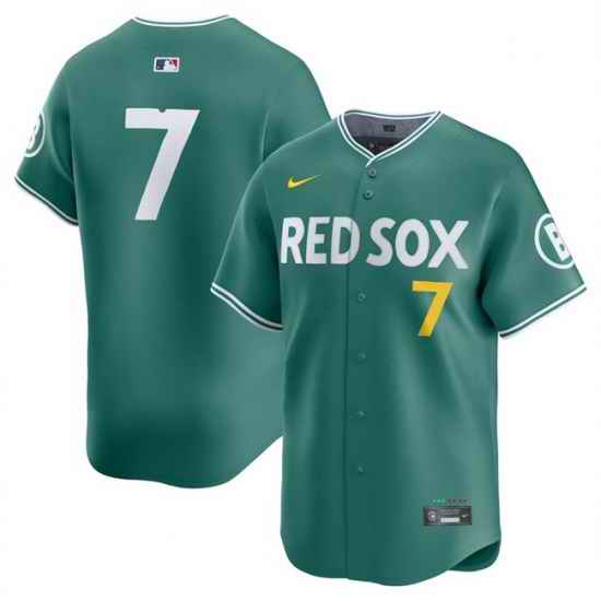 Men Boston Red Sox 7 Masataka Yoshida Green 2025 City Connect Limited Stitched Baseball Jersey