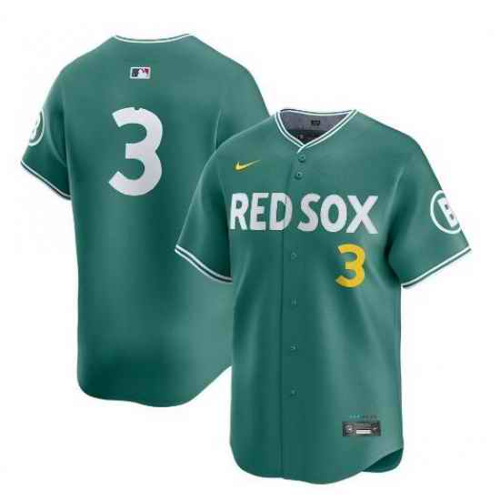 Men Boston Red Sox 3 Ceddanne Rafaela Green 2025 City Connect Limited Stitched Baseball Jersey