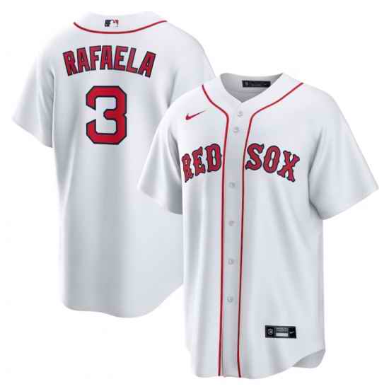 Men Boston Red Sox 3 Ceddanne Rafaela  White 2025 Home Limited Stitched Baseball Jersey