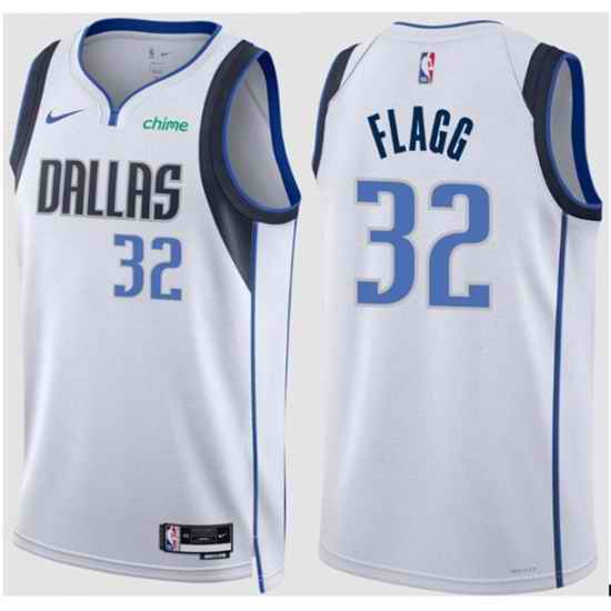 Men DALLAS MAVERICKS COOPER FLAGG #32 White Stitched NBA JERSEY
