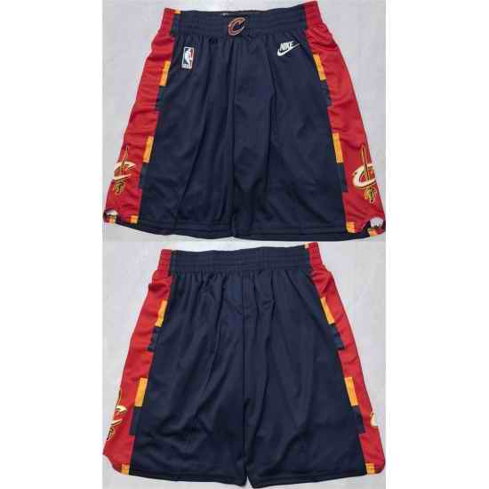 Men Cleveland Cavaliers Navy Shorts
