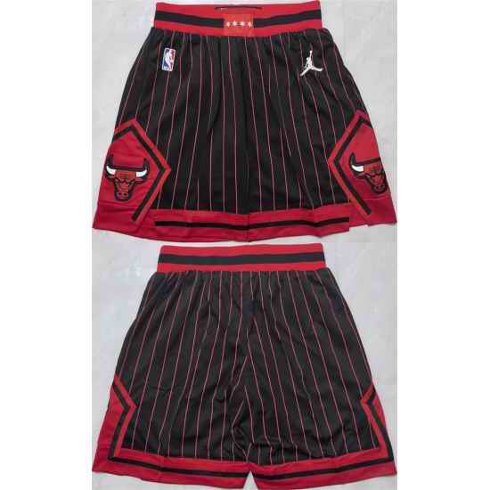 Men Chicago Bulls Black 2026 Shorts 005