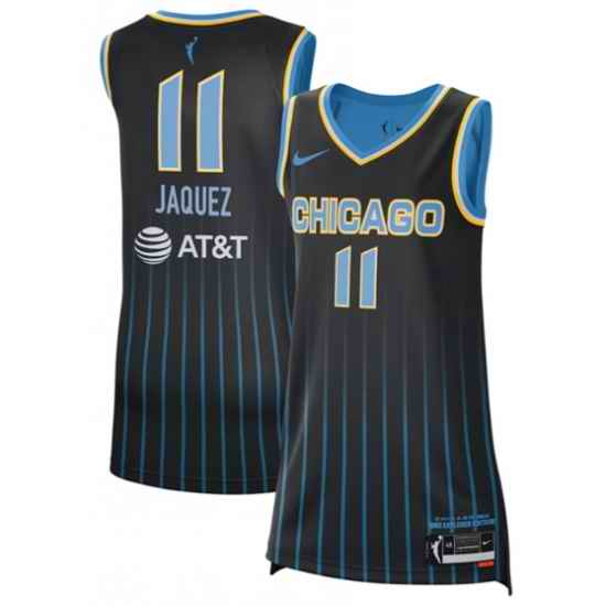 Chicago Sky Gabriela Jaquez #11 Nike Black Victory Jersey